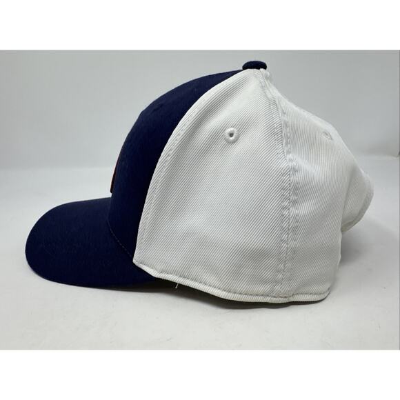 Ping Cap Hat Snapback Mr. Ping Pingman Patch Navy White Flexfit Tech - Picture 4 of 8